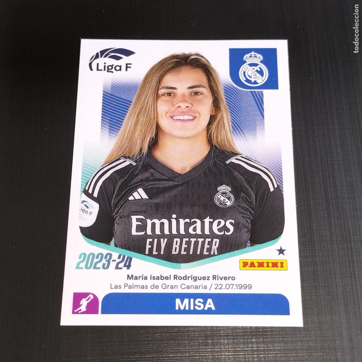 Cromos de f&uacute;tbol: N&ordm; 204 MISA REAL MADRID CROMOS LIGA F FEMENINA PANINI 2023 2024 23 24