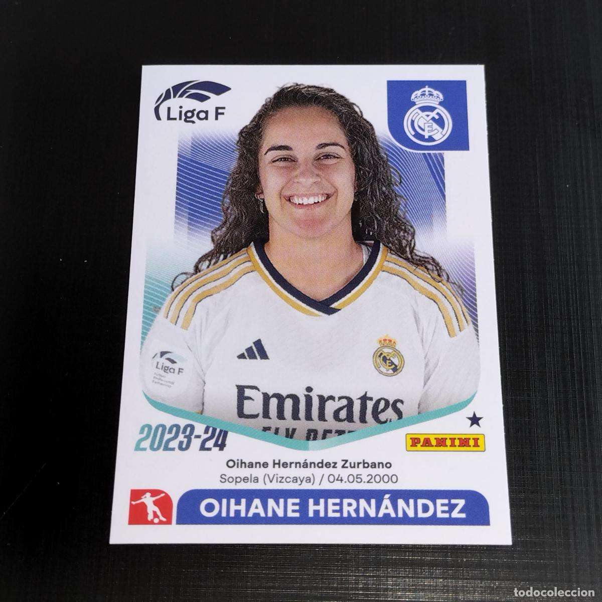 Cromos de f&uacute;tbol: N&ordm; 206 OIHANE HERNANDEZ REAL MADRID CROMOS LIGA F FEMENINA PANINI 2023 2024 23 24