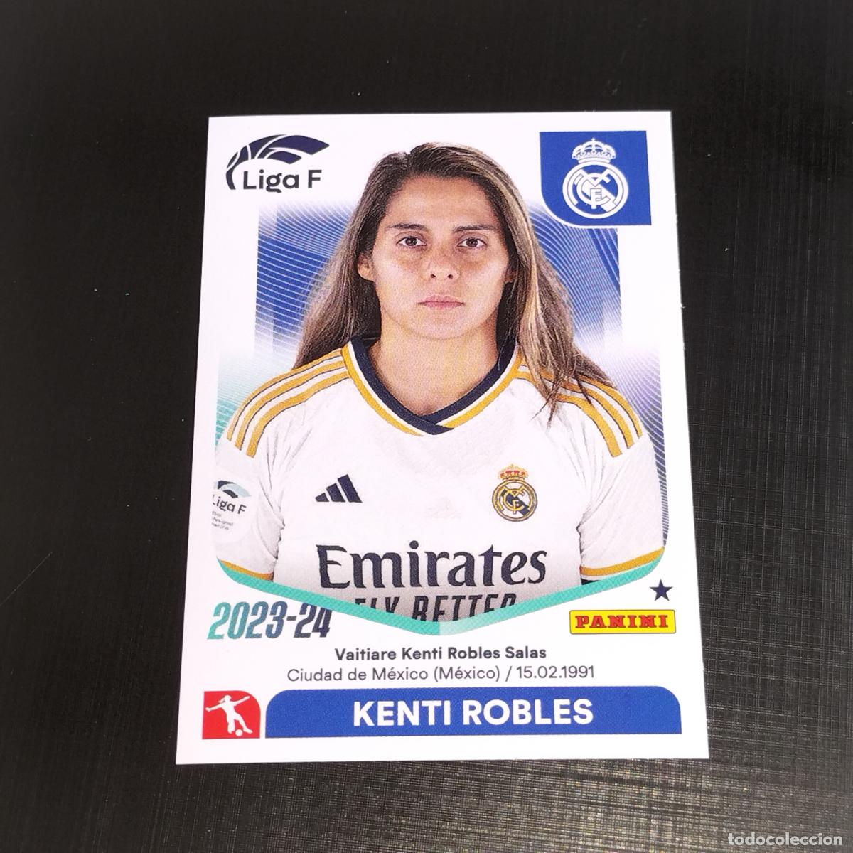 Cromos de f&uacute;tbol: N&ordm; 207 A KENTI ROBLES REAL MADRID CROMOS LIGA F FEMENINA PANINI 2023 2024 23 24