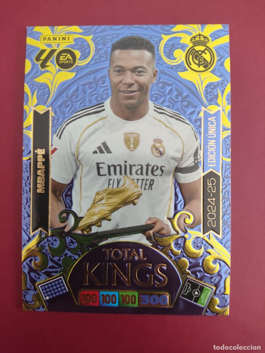 Cromos de f&uacute;tbol: MBAPPE REAL MADRID TOTAL KINGS EDICI&Oacute;N UNICA ADRENALYN 2025-26 DREAM BOX