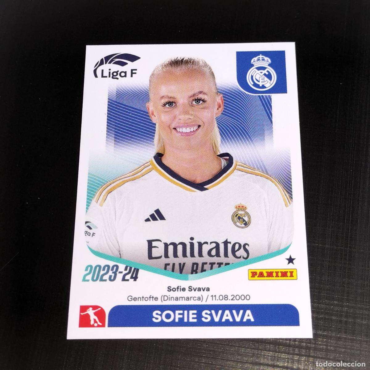 Cromos de f&uacute;tbol: N&ordm; 207 B SOFIE SVAVA REAL MADRID CROMOS LIGA F FEMENINA PANINI 2023 2024 23 24