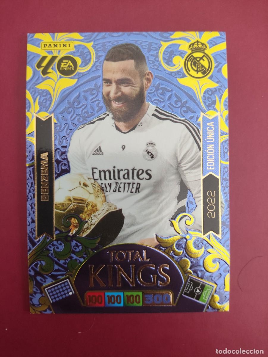 Figurine di Calcio: BENZEMA REAL MADRID TOTAL KINGS EDICI&Oacute;N UNICA ADRENALYN 2025-26 DREAM BOX