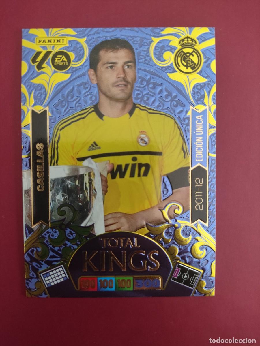 Cromos de f&uacute;tbol: IKER CASILLAS REAL MADRID TOTAL KINGS EDICI&Oacute;N UNICA ADRENALYN 2025-26 DREAM BOX