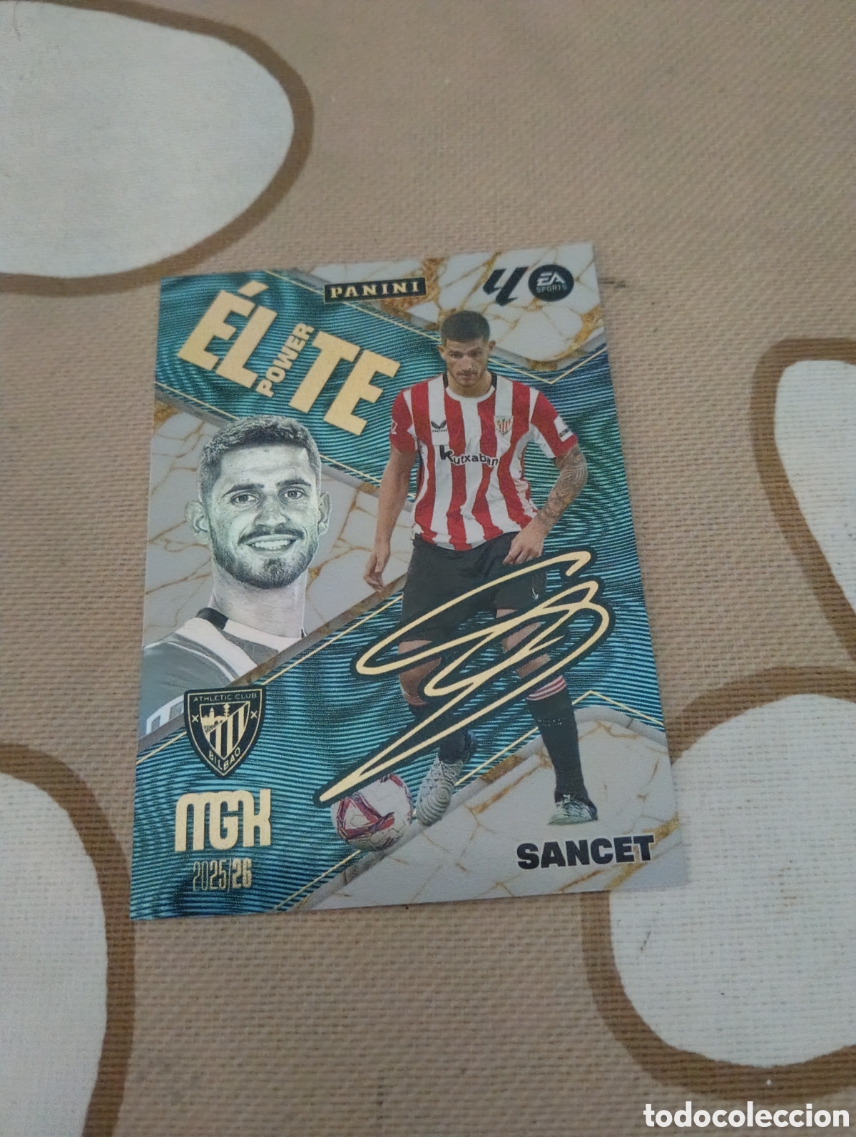 Cromos de f&uacute;tbol: P17 SANCET ELITE POWER FIRMADA MEGACRACKS 25 26 MGK 2025 2026