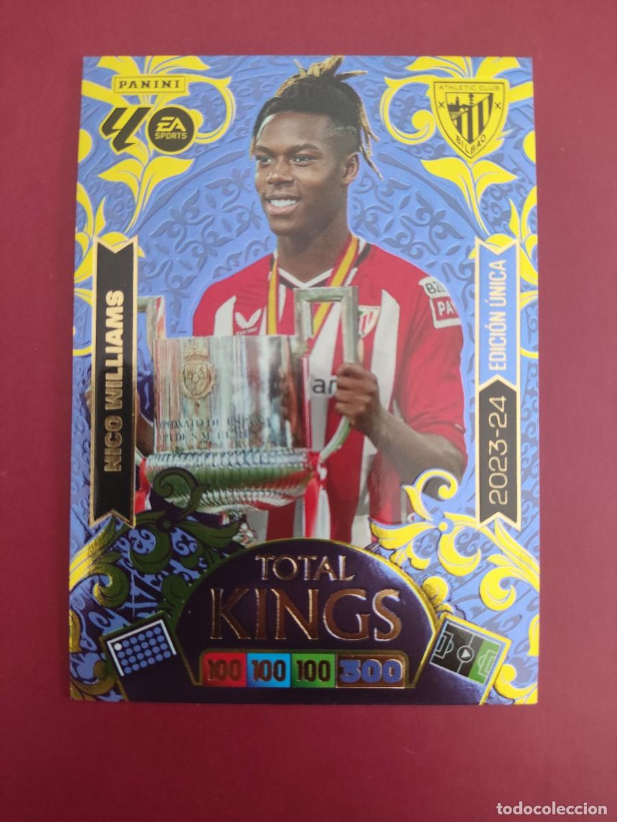 Figurine di Calcio: NICO WILLIAMS ATHLETIC BILBAO TOTAL KINGS EDICI&Oacute;N UNICA ADRENALYN 2025-26 DREAM BOX