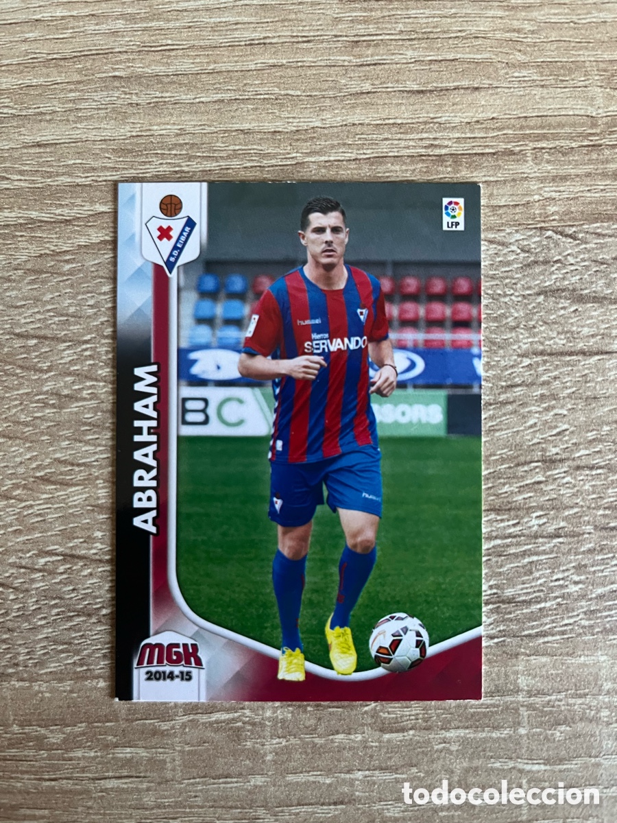Cromos de f&uacute;tbol: 135 BIS ABRAHAM NUEVA FICHA MEGACRACKS MGK 2014 2015 14 15 EIBAR