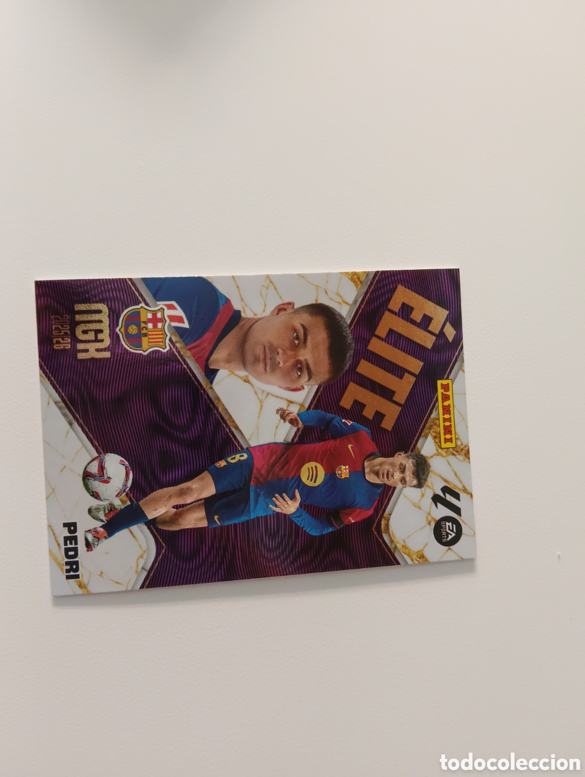 Cromos de f&uacute;tbol: 15 Pedri, FC Barcelona, &Eacute;lite, Panini Megacracks 2025 2026 25 26