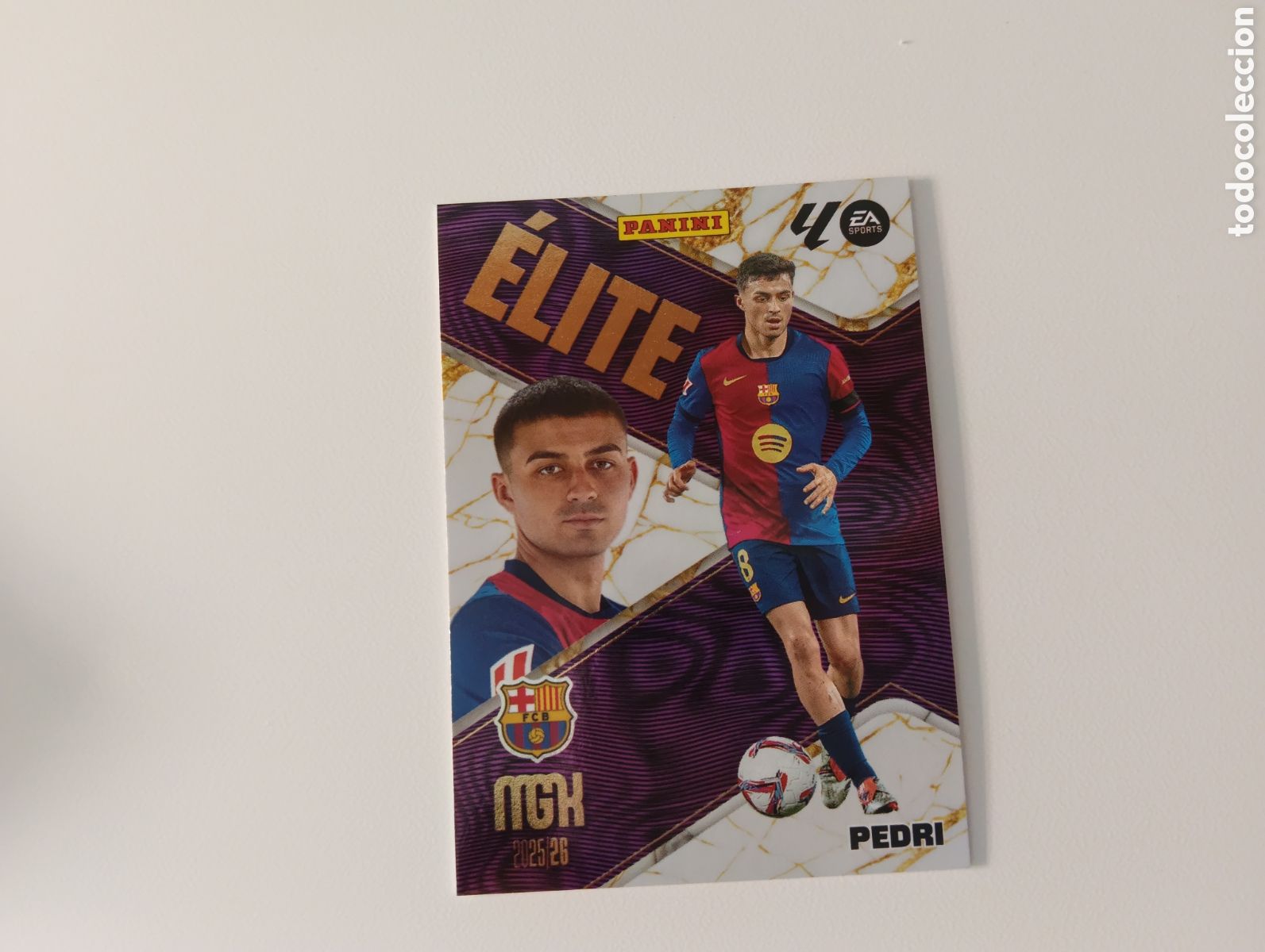 Figurine di Calcio: 15 Pedri, FC Barcelona, &Eacute;lite, Panini Megacracks 2025 2026 25 26
