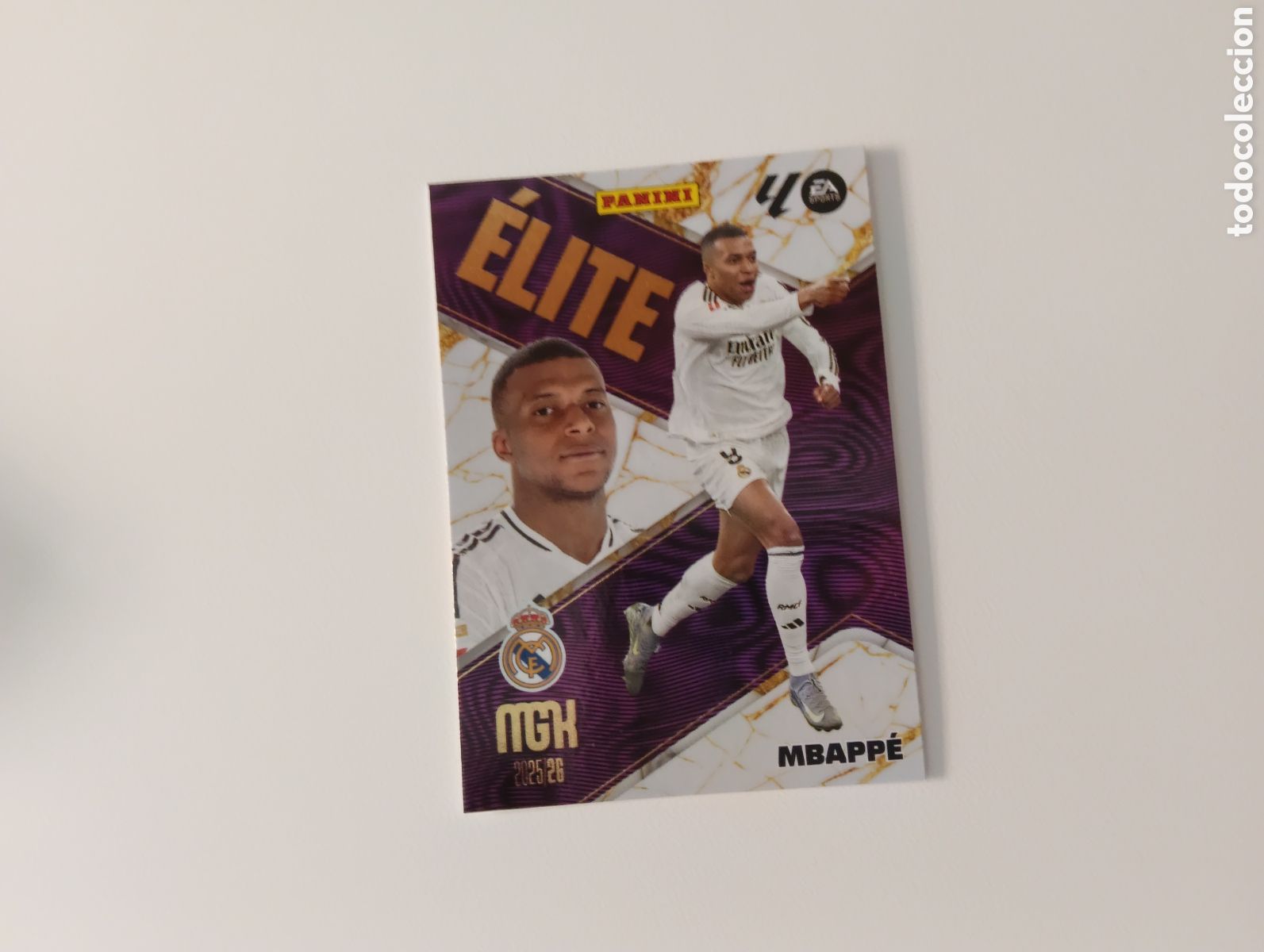 Figurine di Calcio: 5. CROMO MEGACRACKS MGK 2025 2026 25 26 PANINI ELITE MBAPPE N 12