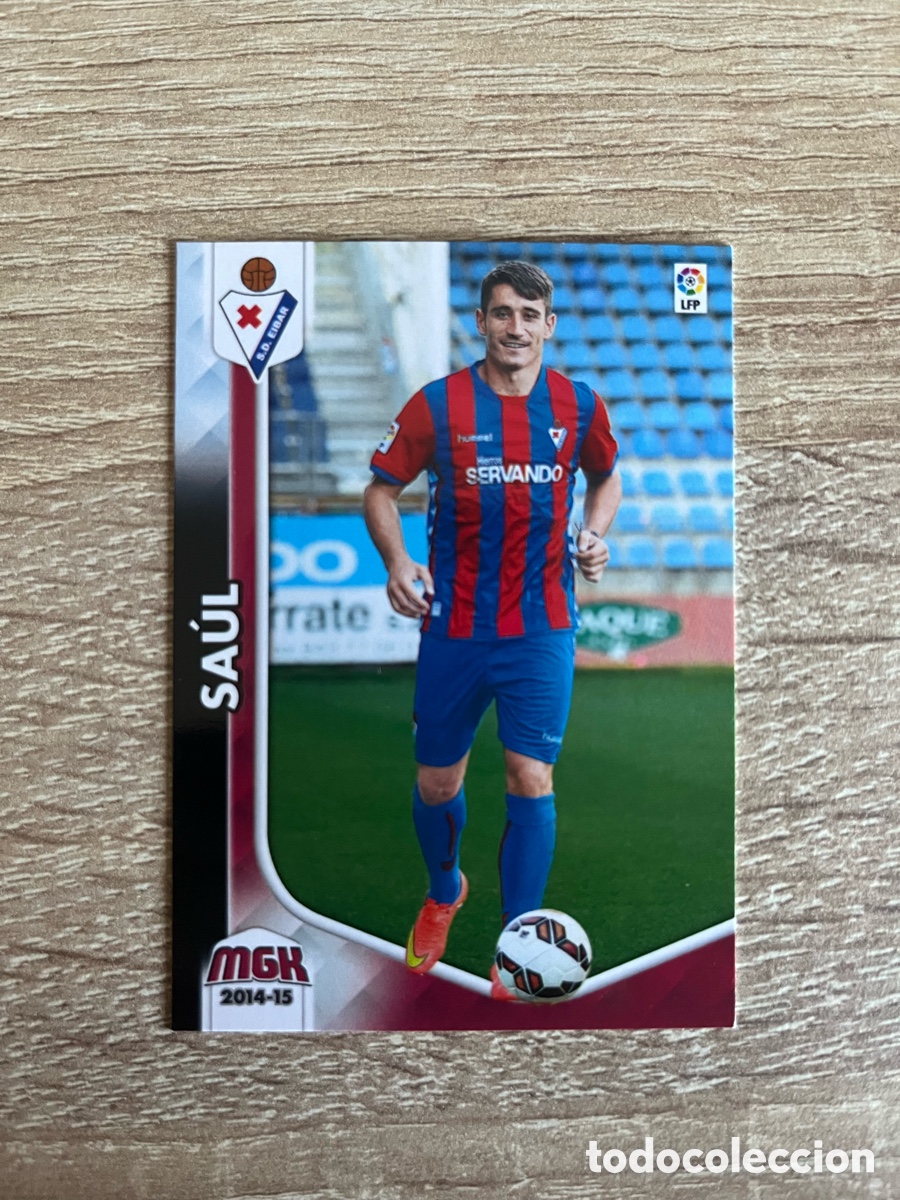 Cromos de f&uacute;tbol: 137 BIS SA&Uacute;L NUEVA FICHA MEGACRACKS MGK 2014 2015 14 15 EIBAR