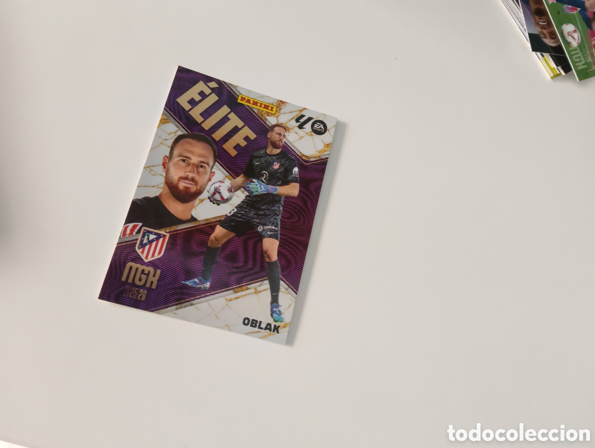 Cromos de f&uacute;tbol: OBLAK ELITE NUMERO 14 MEGACRACKS 2025 2026