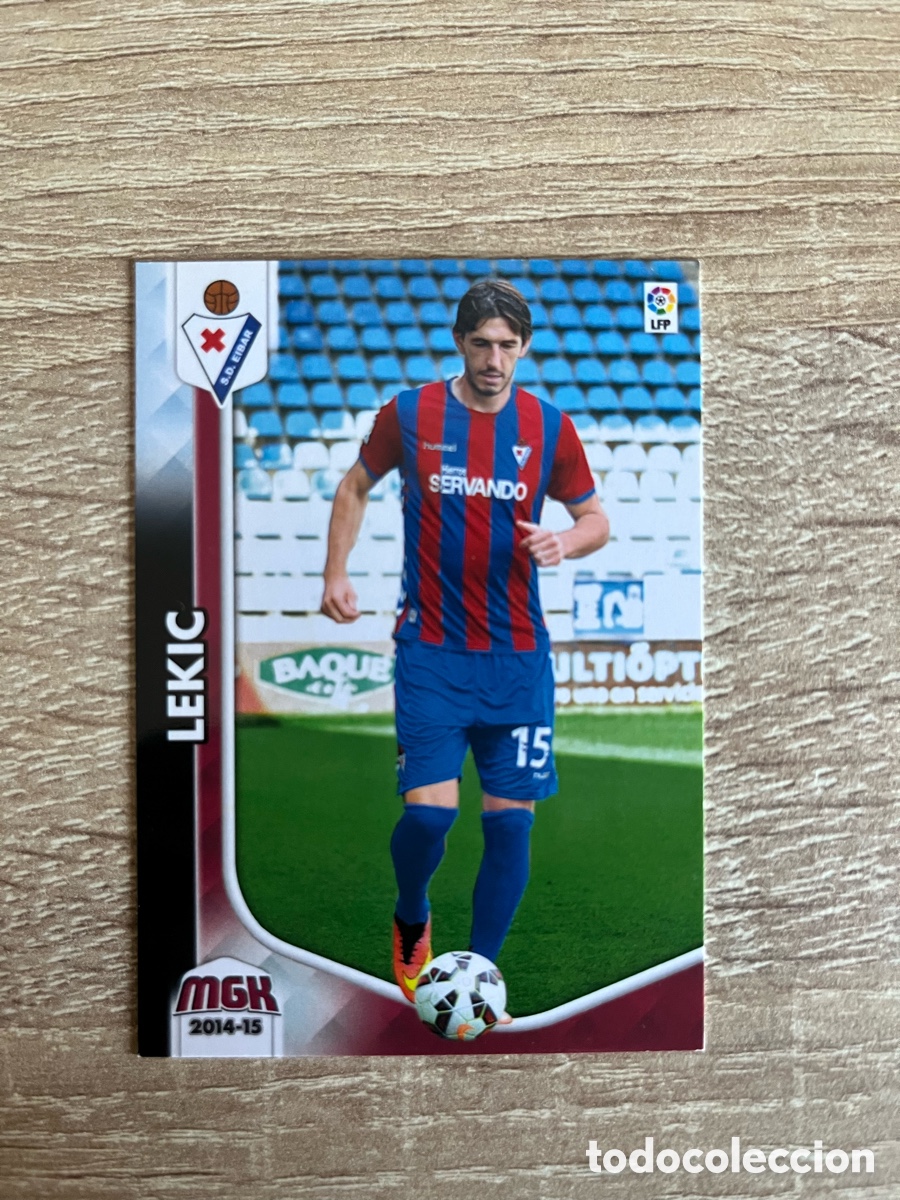 Cromos de f&uacute;tbol: 144 BIS LEKIC NUEVA FICHA MEGACRACKS MGK 2014 2015 14 15 EIBAR
