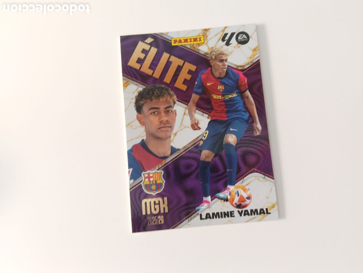 Cromos de f&uacute;tbol: Lamine Yamal 9 - Barcelona - ELITE - MEGACRACKS 2025 2026 - 25 26 - MGK