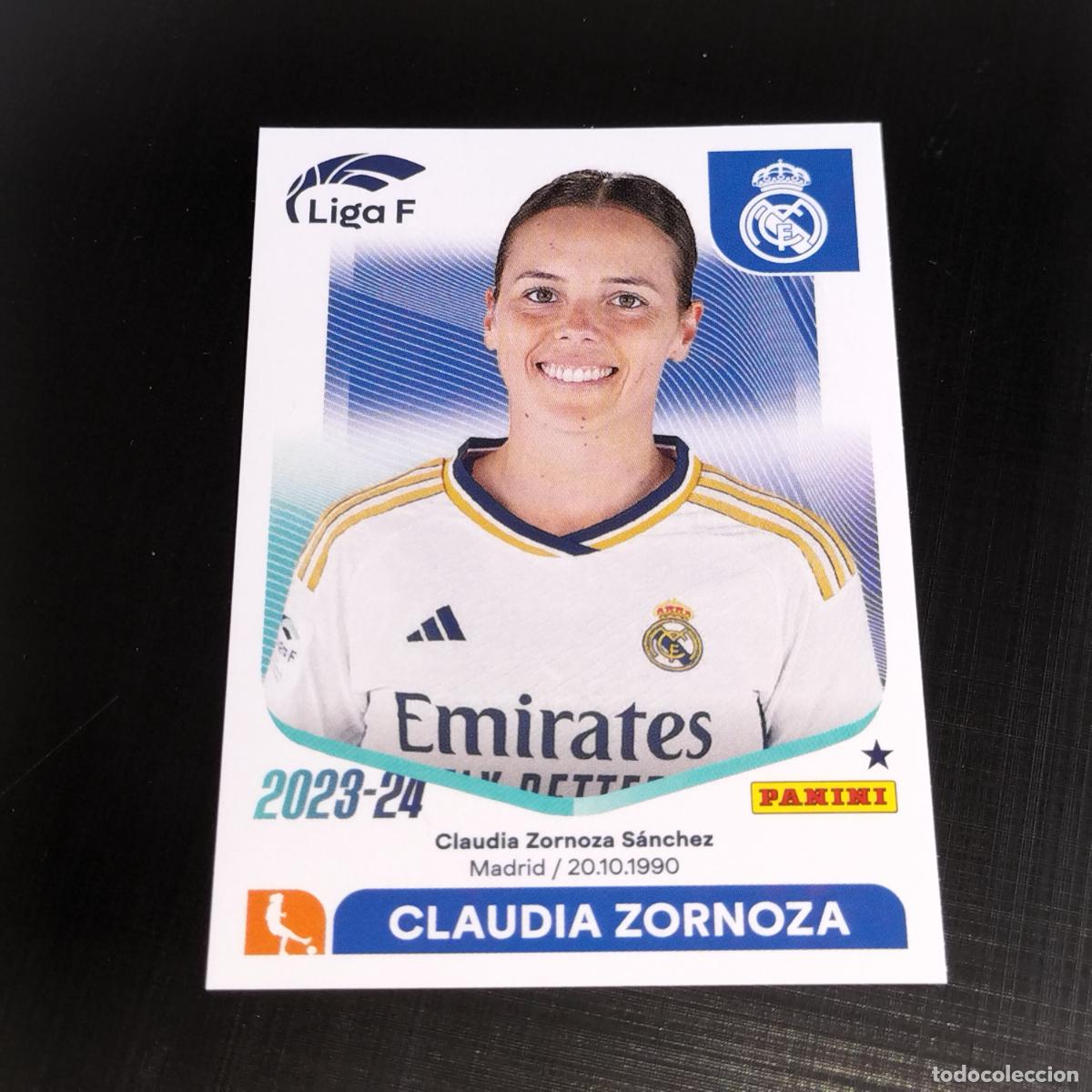 Cromos de Futebol: N&ordm; 213 CLAUDIA ZORNOZA REAL MADRID CROMOS LIGA F FEMENINA PANINI 2023 2024 23 24