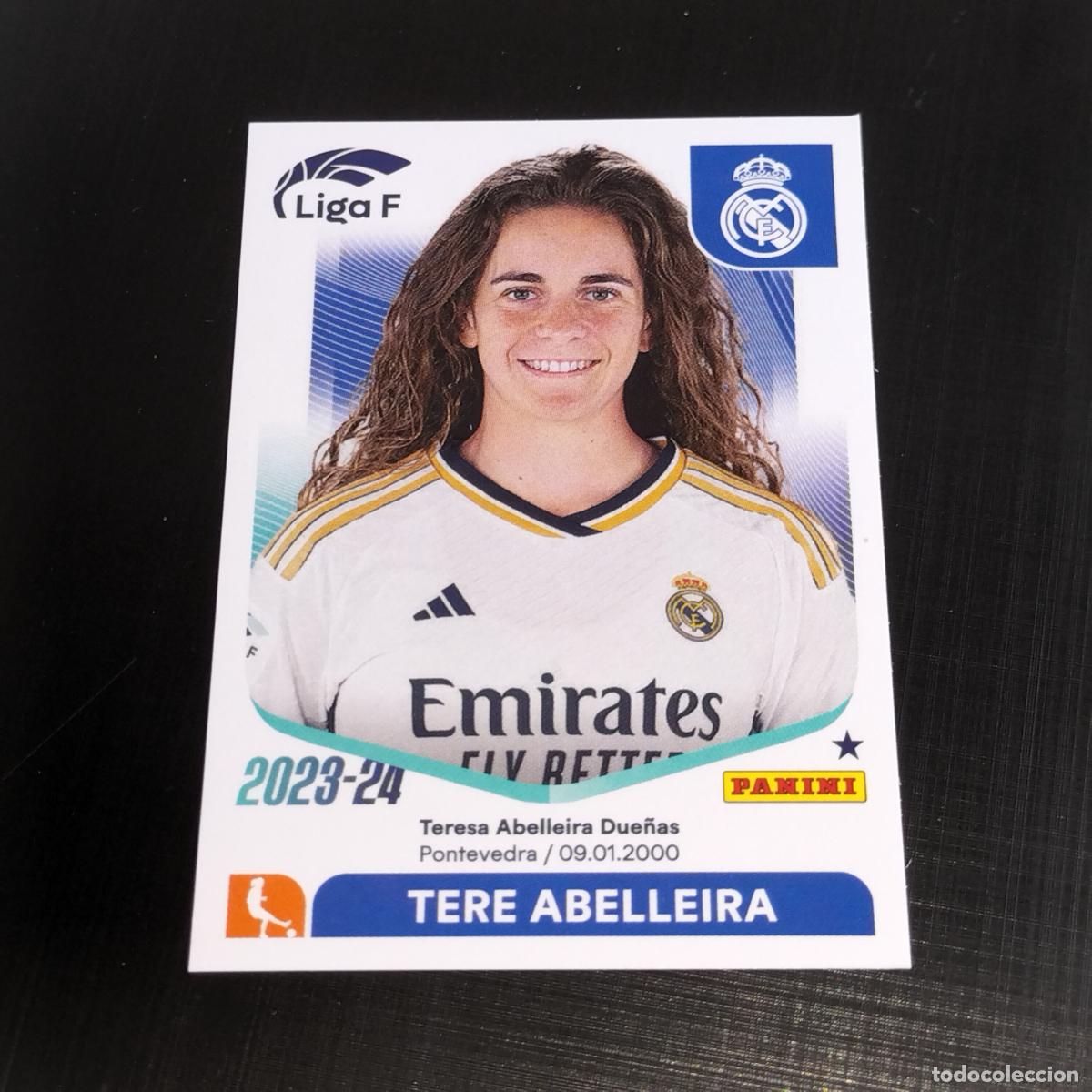 Cromos de Futebol: N&ordm; 214 TERE ABELLEIRA REAL MADRID CROMOS LIGA F FEMENINA PANINI 2023 2024 23 24