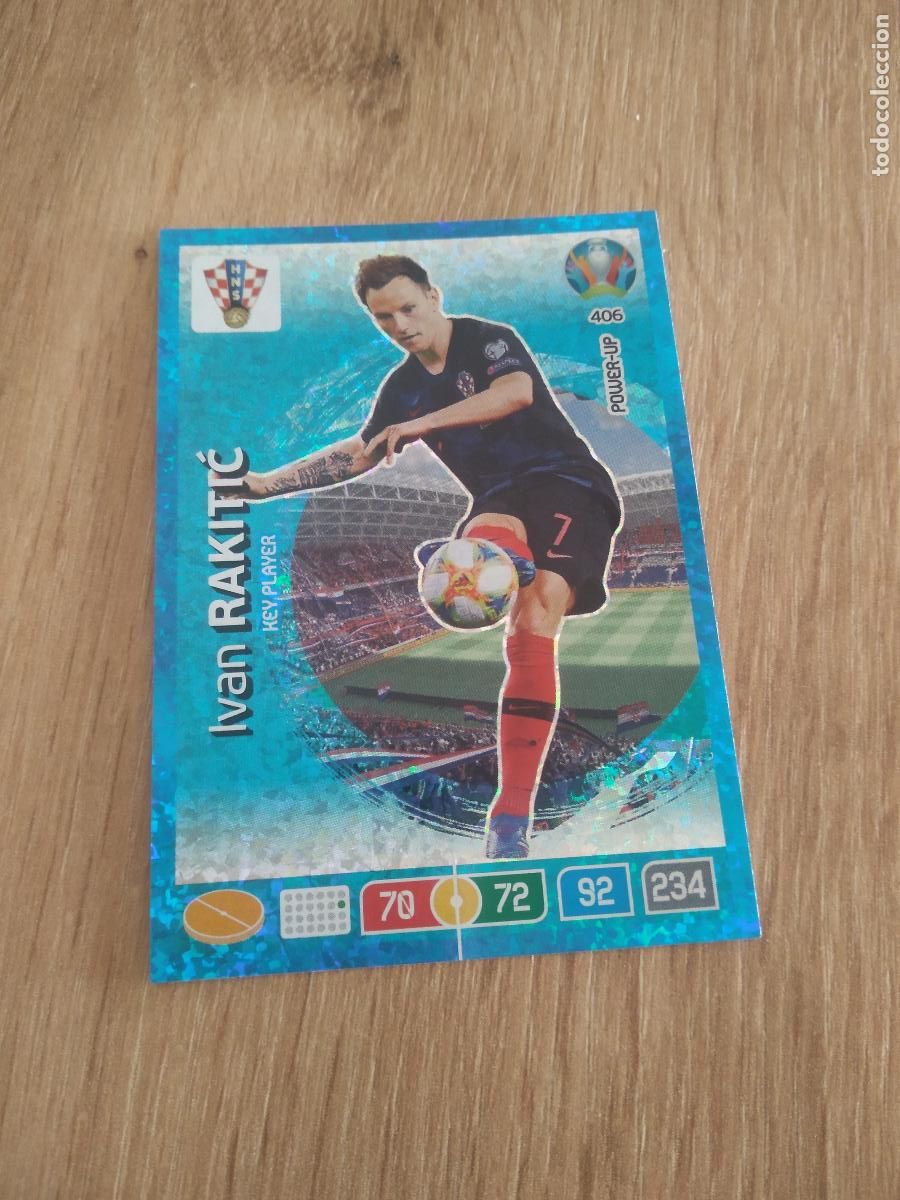 Cromos de Futebol: 406 RAKITIC CROACIA CROMO FUTBOL PANINI EURO 2020 ADRENALYN EUROCOPA