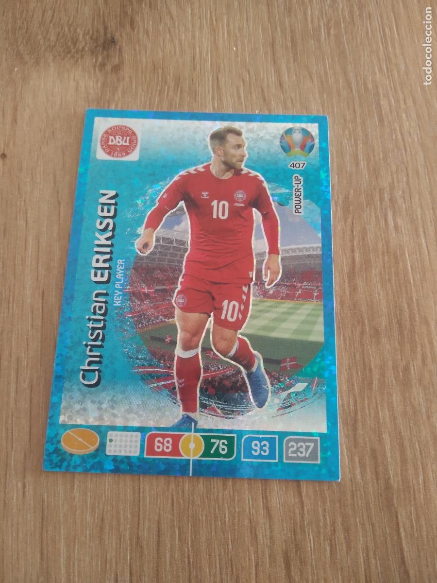 Cromos de Futebol: 407 ERIKSEN DINAMARCA CROMO FUTBOL PANINI EURO 2020 ADRENALYN EUROCOPA