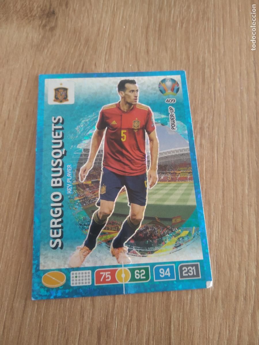 Cromos de Futebol: 409 BUSQUETS ESPA&Ntilde;A CROMO FUTBOL PANINI EURO 2020 ADRENALYN EUROCOPA