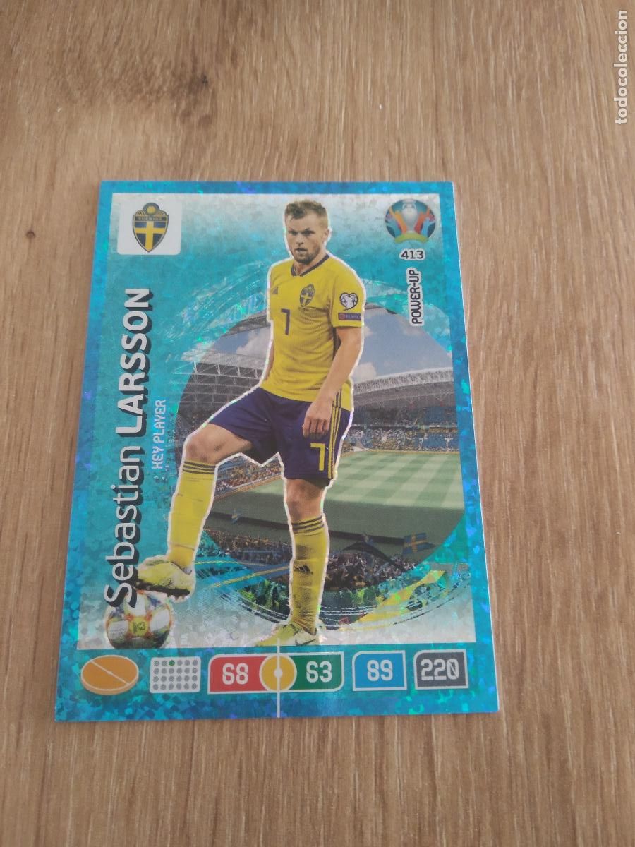 Cromos de Futebol: 413 LARSSON SUECIA CROMO FUTBOL PANINI EURO 2020 ADRENALYN EUROCOPA