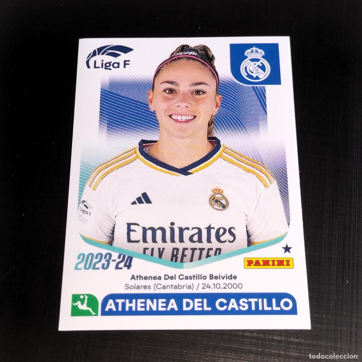 Cromos de f&uacute;tbol: N&ordm; 217 ATHENEA DEL CASTILLO REAL MADRID CROMOS LIGA F FEMENINA PANINI 2023 2024 23 24