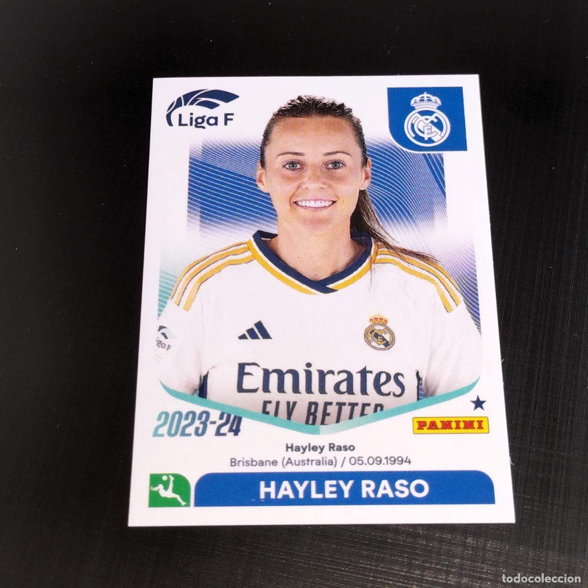 Cromos de Futebol: N&ordm; 219 HAYLEY RASO REAL MADRID CROMOS LIGA F FEMENINA PANINI 2023 2024 23 24