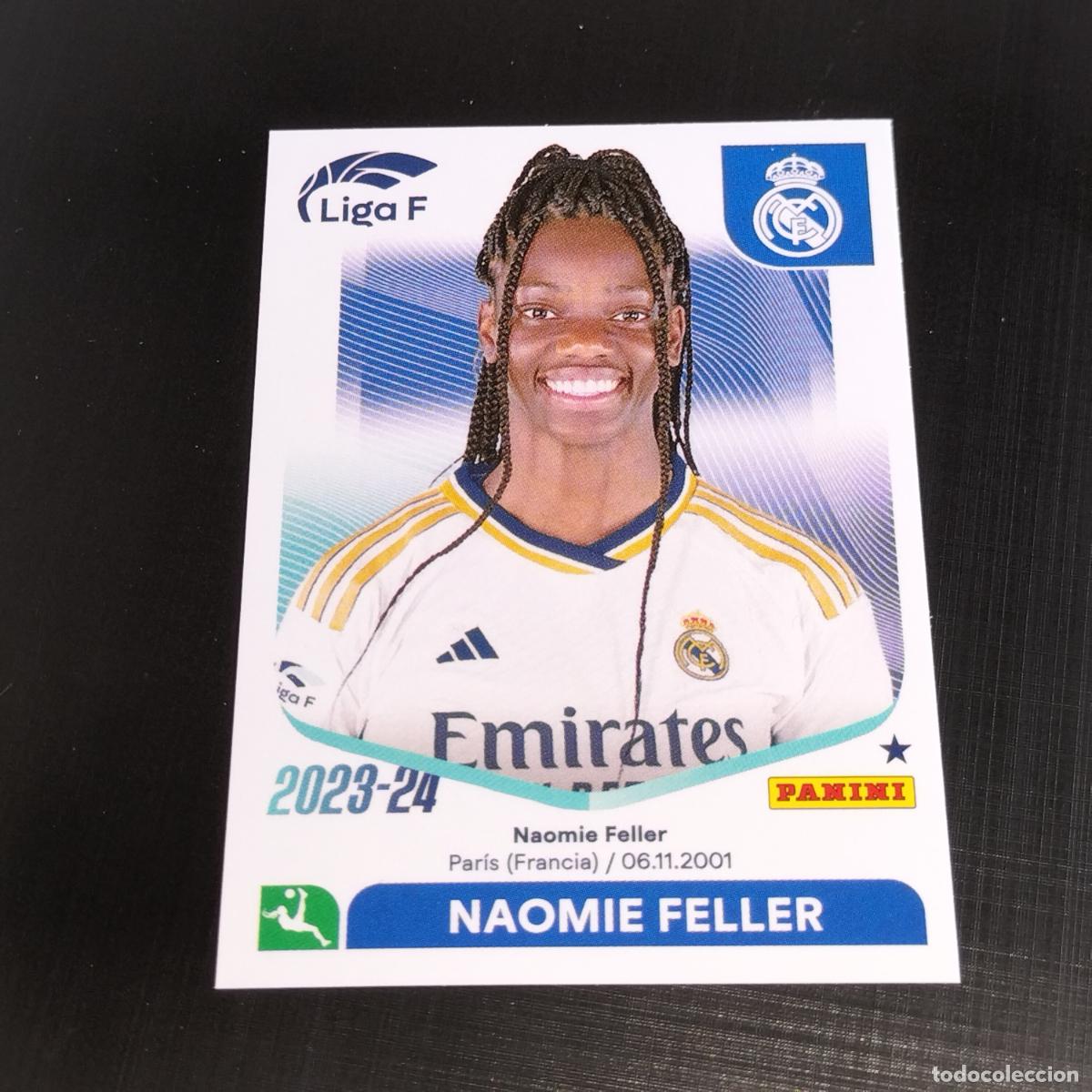 Cromos de Futebol: N&ordm; 221 A NAOMIE FELLER REAL MADRID CROMOS LIGA F FEMENINA PANINI 2023 2024 23 24