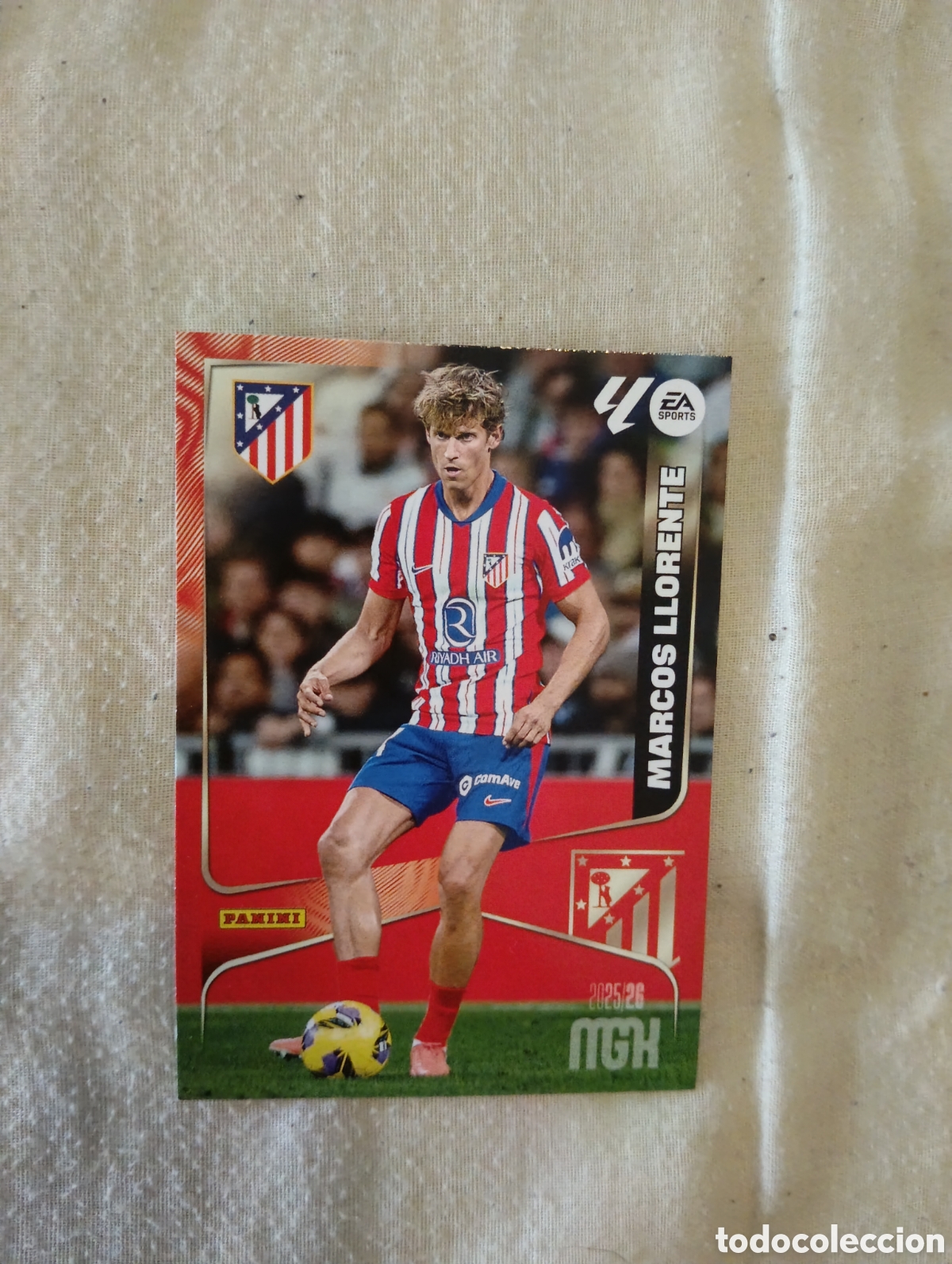 Cromos de Futebol: 67 MARCOS LLORENTE ATLETICO DE MADRID FICHAS ALBUM MEGACRACKS 2025 2026 MGK 25 26