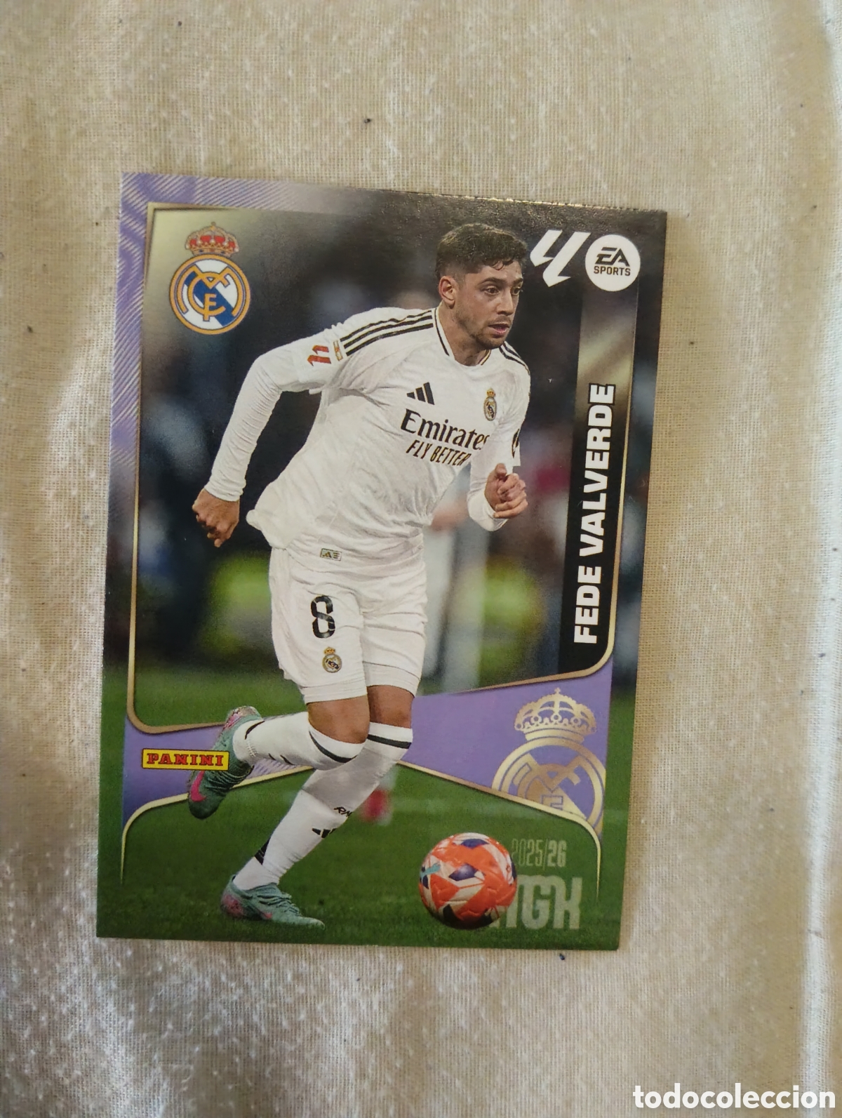 Football Stickers: 228 FEDE VALVERDE REAL MADRID FICHAS ALBUM MEGACRACKS 2025 2026 MGK 25 26