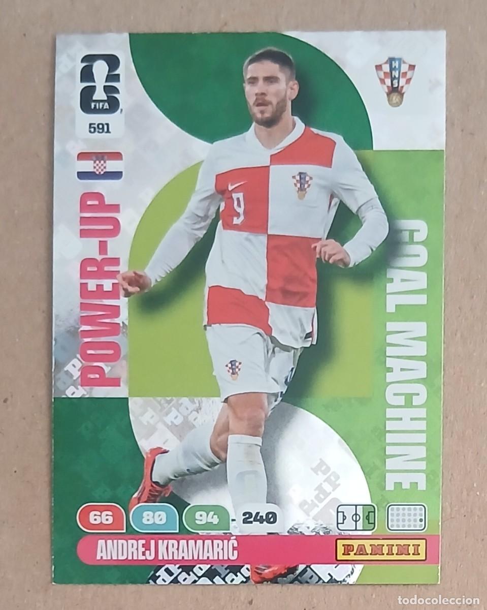 Football Stickers: CROMO n&ordm; 591 KRAMARIC CROACIA GOAL MACHINE ADRENALYN XL FIFA WORLD CUP 2026E PANINI. Nuevo.