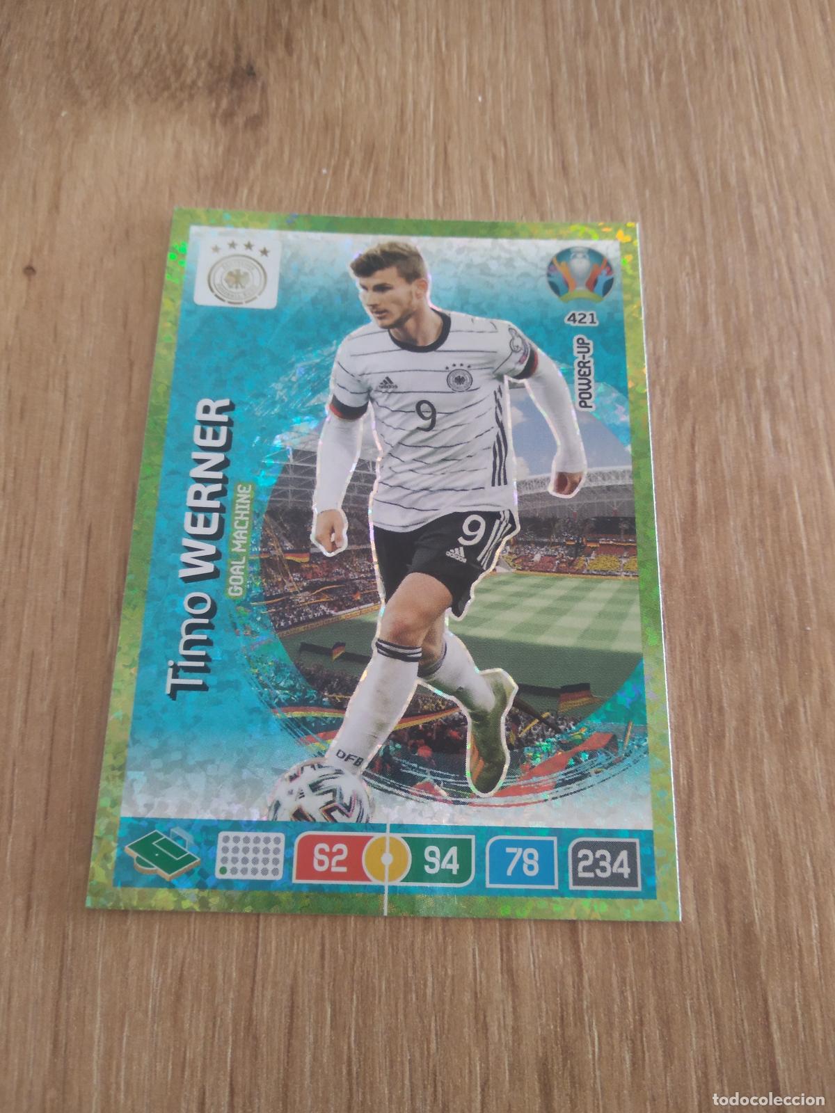 Football Stickers: 421 TIMO WERNER ALEMANIA CROMO FUTBOL PANINI EURO 2020 ADRENALYN EUROCOPA