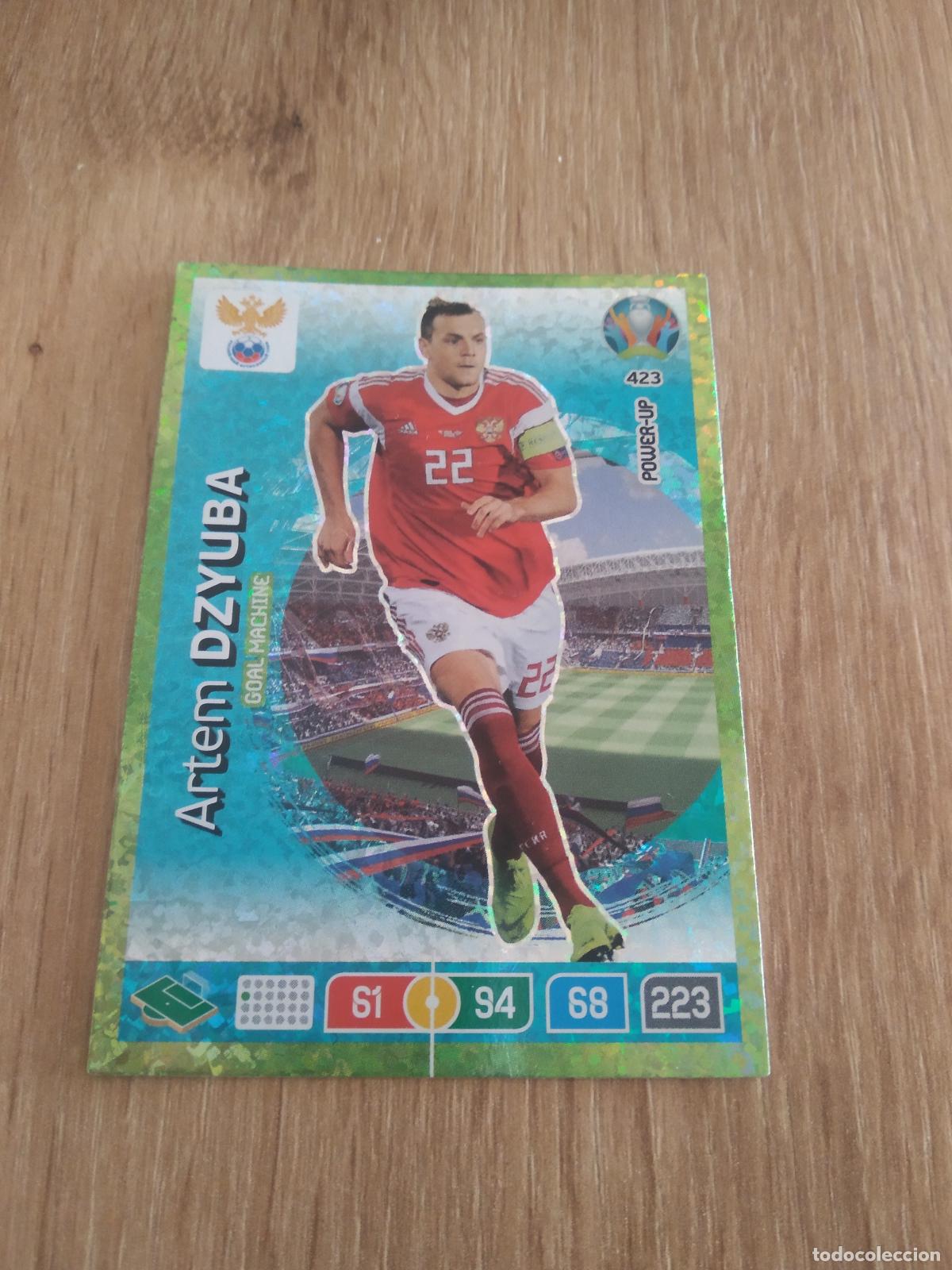 Cromos de f&uacute;tbol: 423 ARTEM DZYUBA RUSIA CROMO FUTBOL PANINI EURO 2020 ADRENALYN EUROCOPA