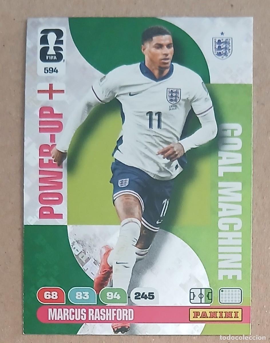 Cromos de f&uacute;tbol: CROMO n&ordm; 594 MARCUS RASHFORD ENGLAND GOAL MACHINE ADRENALYN XL FIFA WORLD CUP 2026E PANINI. Nuevo.