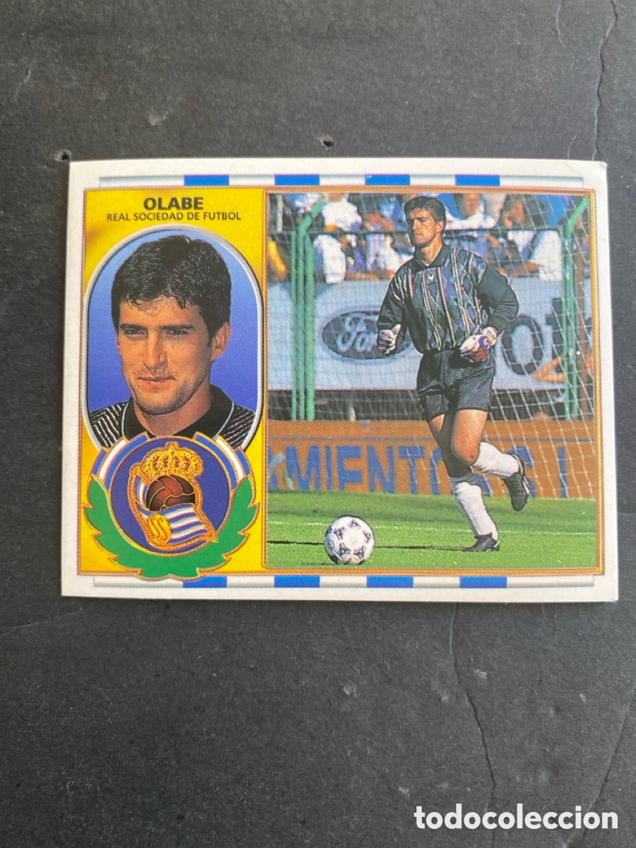 Cromos de f&uacute;tbol: Cromo liga 96/97 R Sociedad nunca pegado