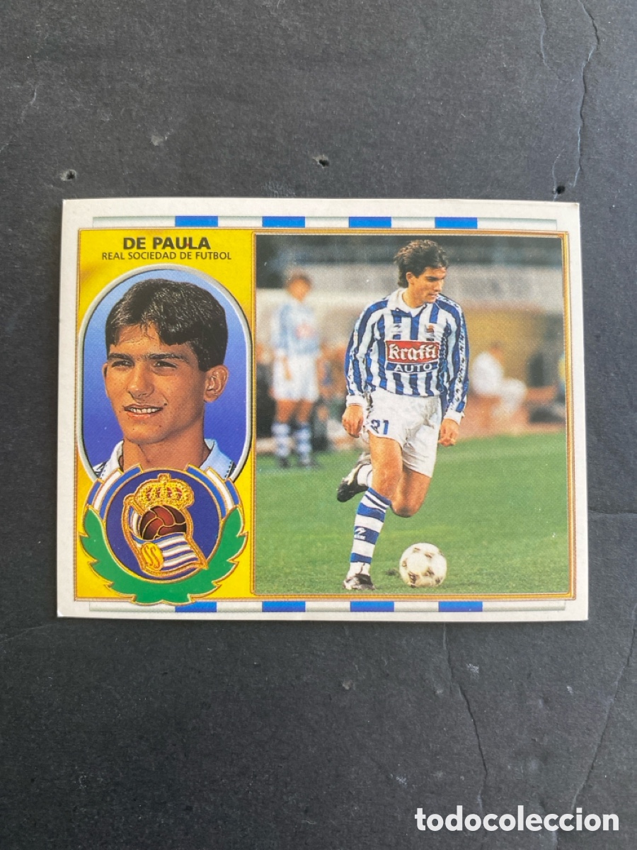 Cromos de f&uacute;tbol: Cromo liga 96/97 R Sociedad nunca pegado