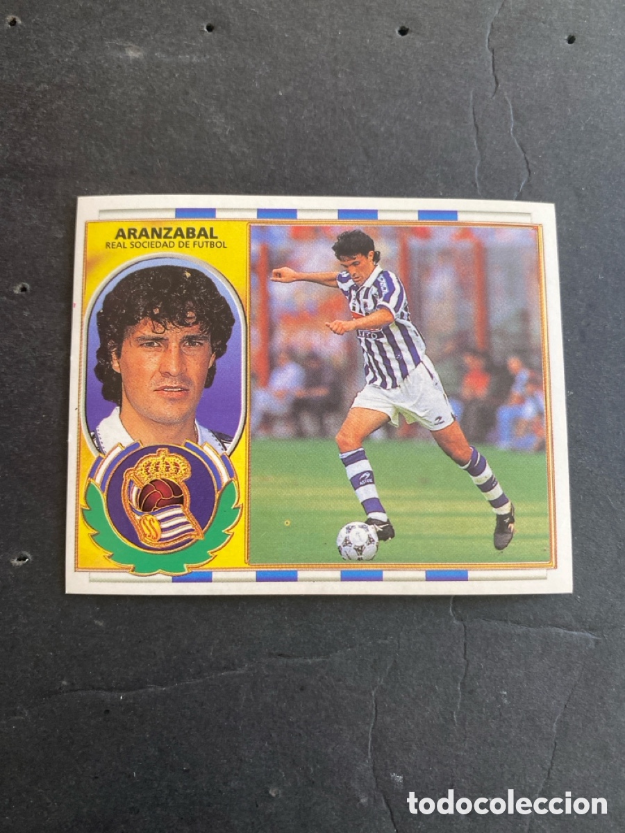 Cromos de f&uacute;tbol: Cromo liga 96/97 R Sociedad nunca pegada