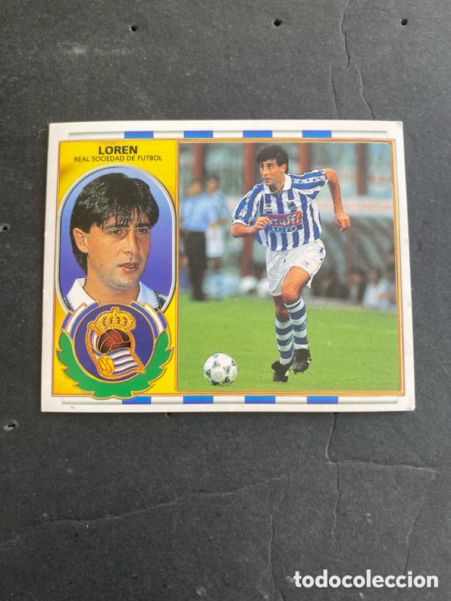 Cromos de f&uacute;tbol: Cromo liga 96/97 R Sociedad nunca pegado