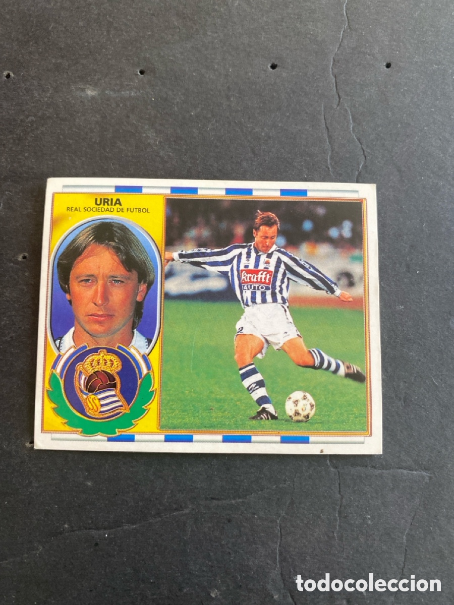 Cromos de f&uacute;tbol: Cromo liga 96/97 R Sociedad nunca pegada