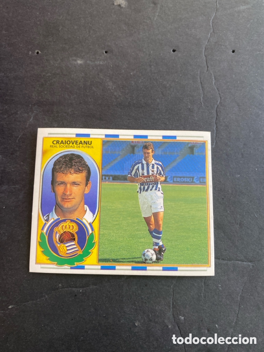 Cromos de f&uacute;tbol: Cromo liga 96/97 R Sociedad nunca pegado