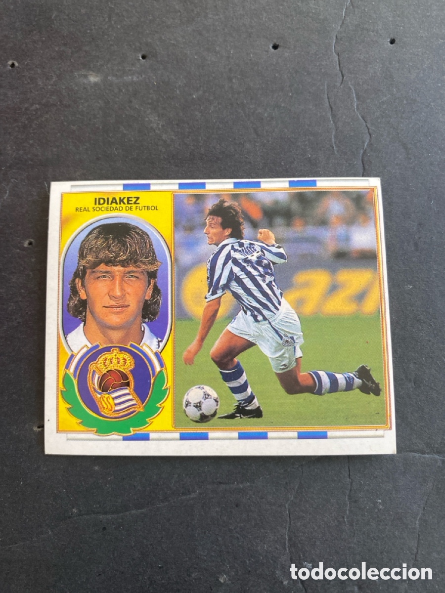 Cromos de f&uacute;tbol: Cromo liga 96/97 R Sociedad nunca pegado