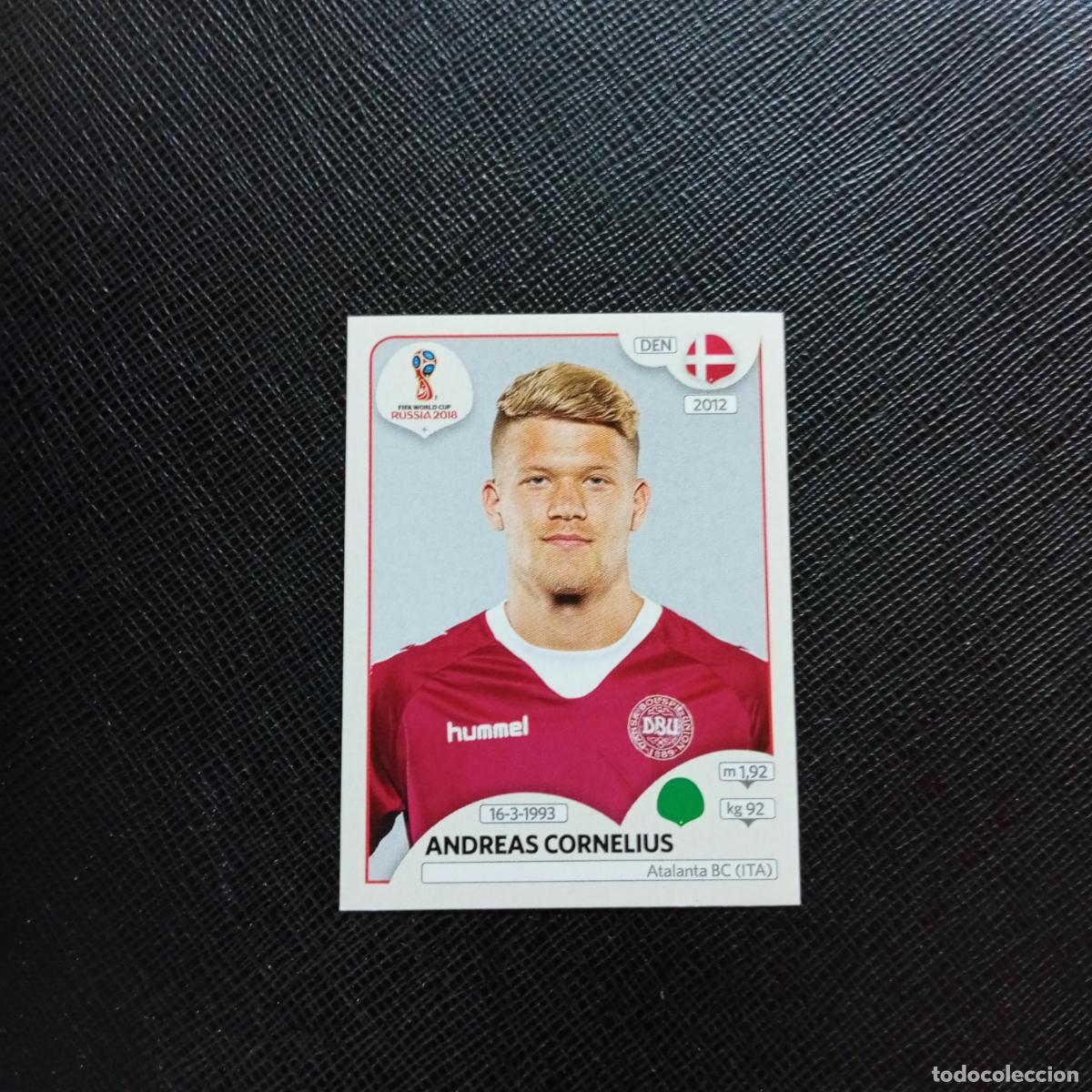 Cromos de f&uacute;tbol: 271 ANDREAS CORNELIUS DINAMARCA PANINI MUNDIAL RUSIA 2018 CROMO FUTBOL 18 - SIN PEGAR - CJ2