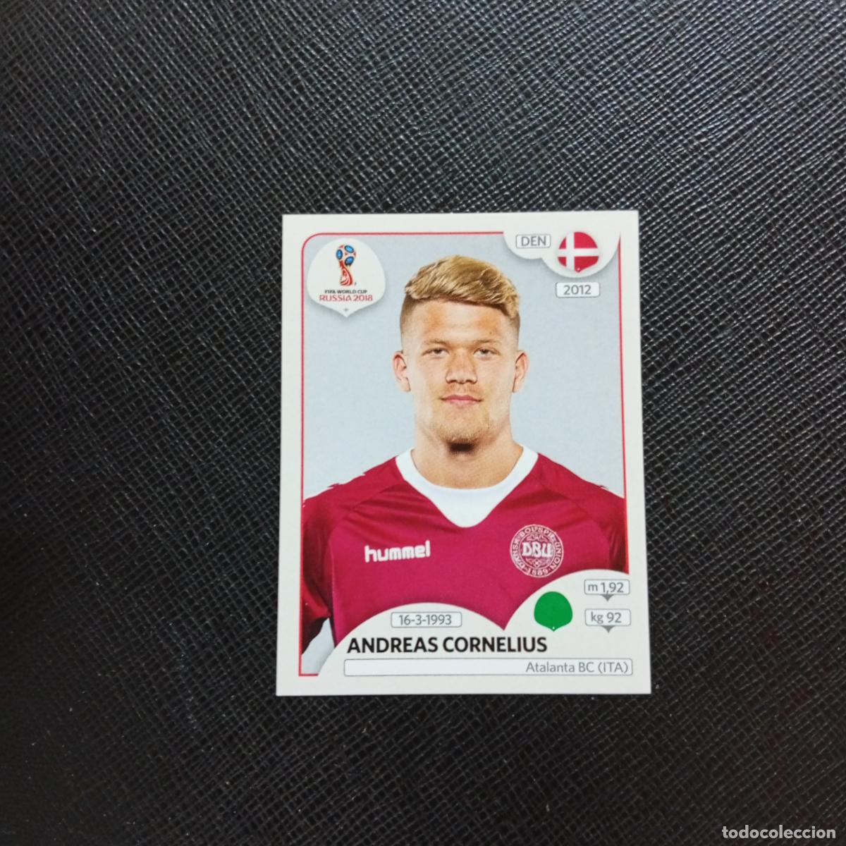 Cromos de f&uacute;tbol: 271 ANDREAS CORNELIUS DINAMARCA PANINI MUNDIAL RUSIA 2018 CROMO FUTBOL 18 - SIN PEGAR - CJ2