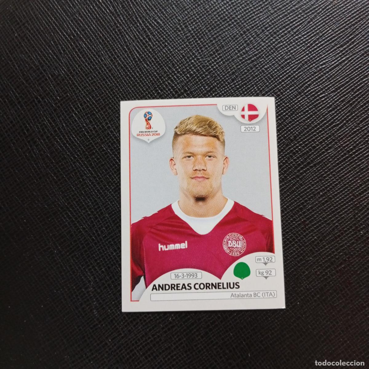 Cromos de f&uacute;tbol: 271 ANDREAS CORNELIUS DINAMARCA PANINI MUNDIAL RUSIA 2018 CROMO FUTBOL 18 - SIN PEGAR - CJ2