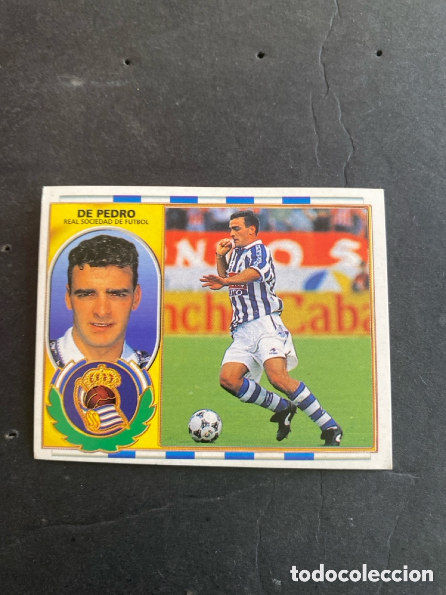 Cromos de f&uacute;tbol: Cromo liga 96/97 R Sociedad nunca pegado