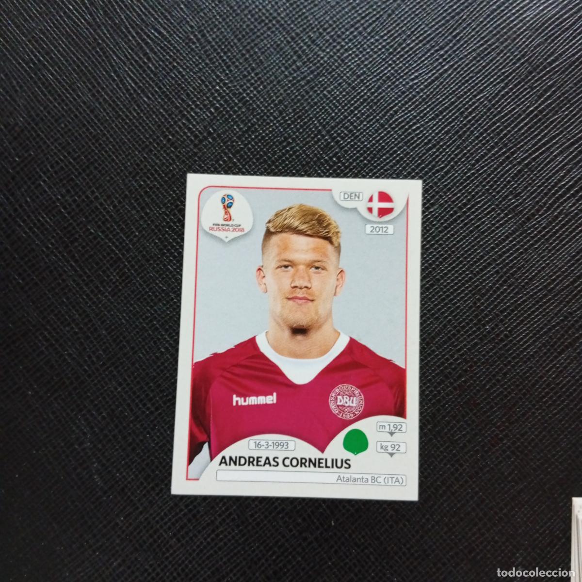 Cromos de f&uacute;tbol: 271 ANDREAS CORNELIUS DINAMARCA PANINI MUNDIAL RUSIA 2018 CROMO FUTBOL 18 - SIN PEGAR - CJ2 .