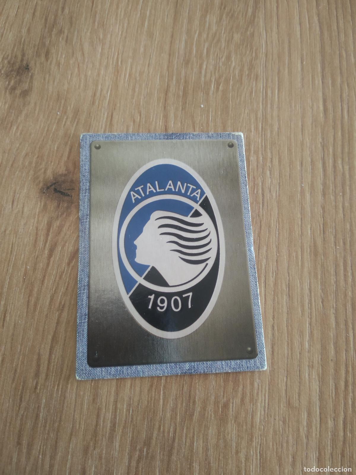 Figurine di Calcio: 4 ESCUDO ATALANTA CROMO FUTBOL PANINI LIGA ITALIA 14-15 CALCIATORI 2014-2015