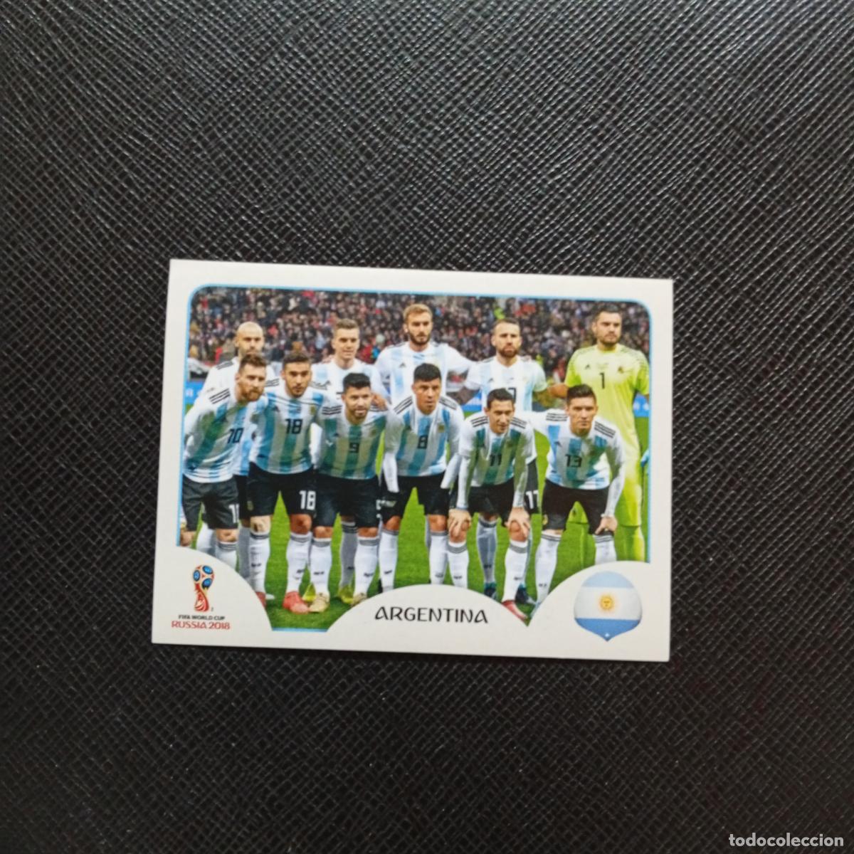 Figurine di Calcio: 273 MESSI ALINEACION ARGENTINA PANINI MUNDIAL RUSIA 2018 CROMO FUTBOL 18 - SIN PEGAR - A26 PG33