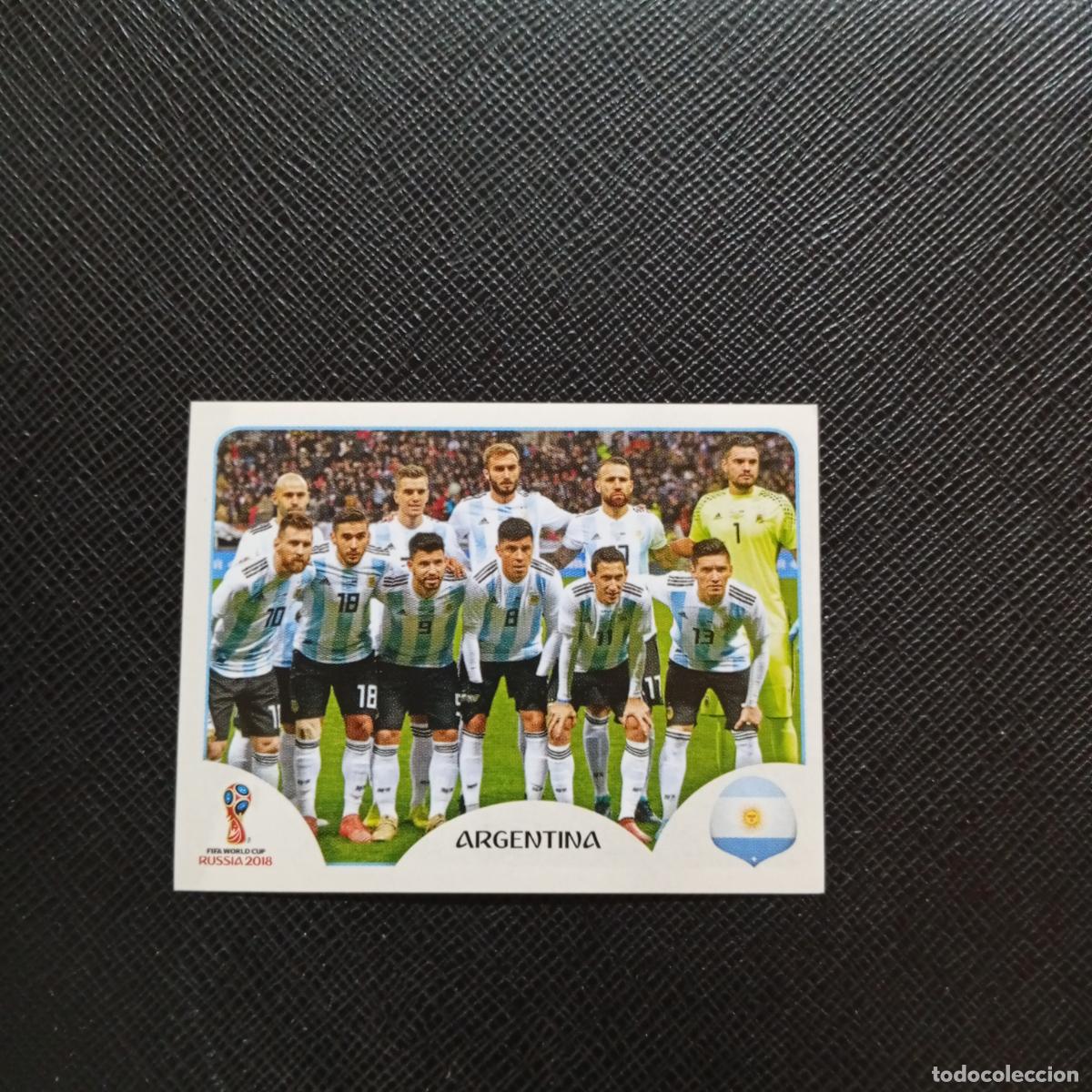 Figurine di Calcio: 273 MESSI ALINEACION ARGENTINA PANINI MUNDIAL RUSIA 2018 CROMO FUTBOL 18 - SIN PEGAR - A26 PG34