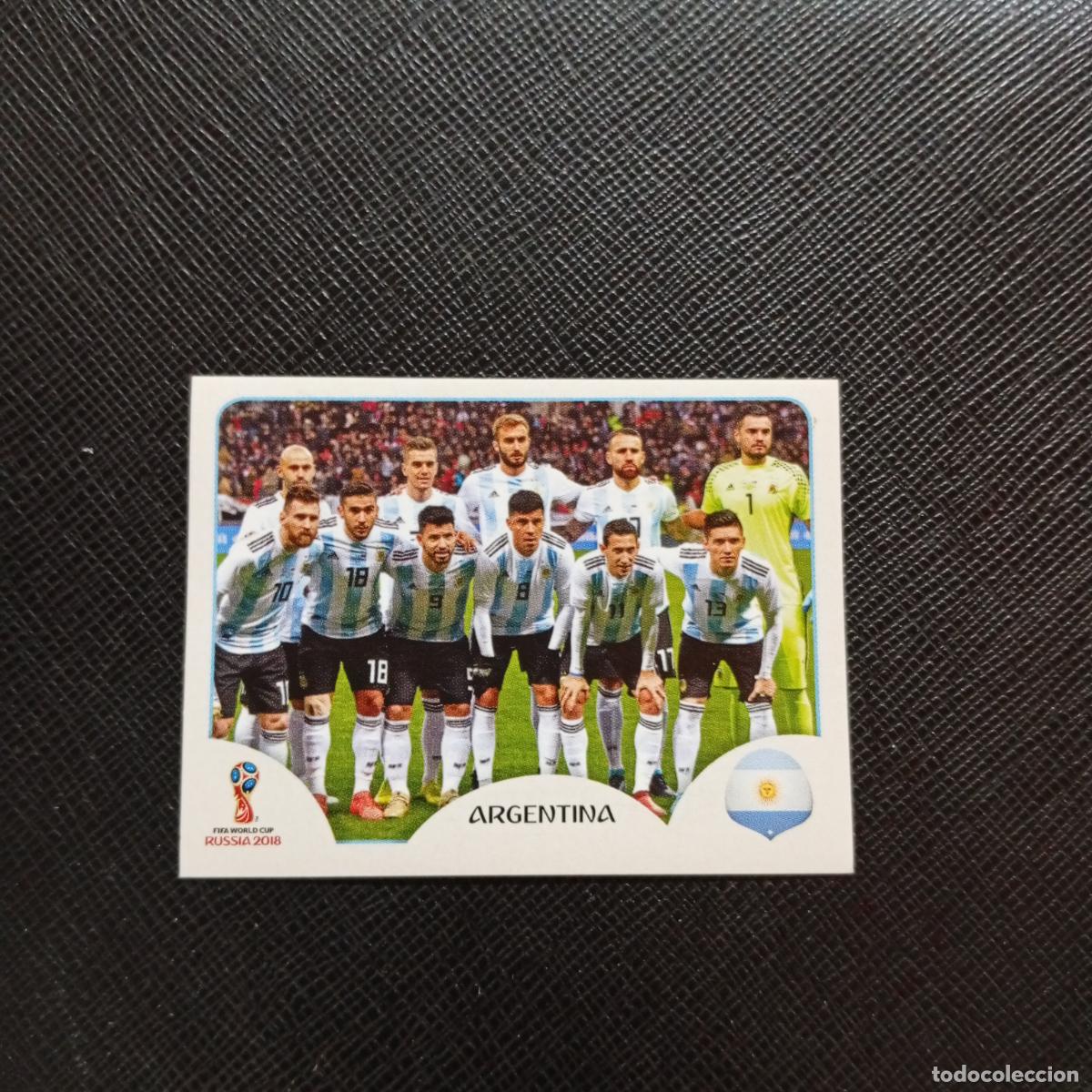 Figurine di Calcio: 273 MESSI ALINEACION ARGENTINA PANINI MUNDIAL RUSIA 2018 CROMO FUTBOL 18 - SIN PEGAR - A26 PG34 B