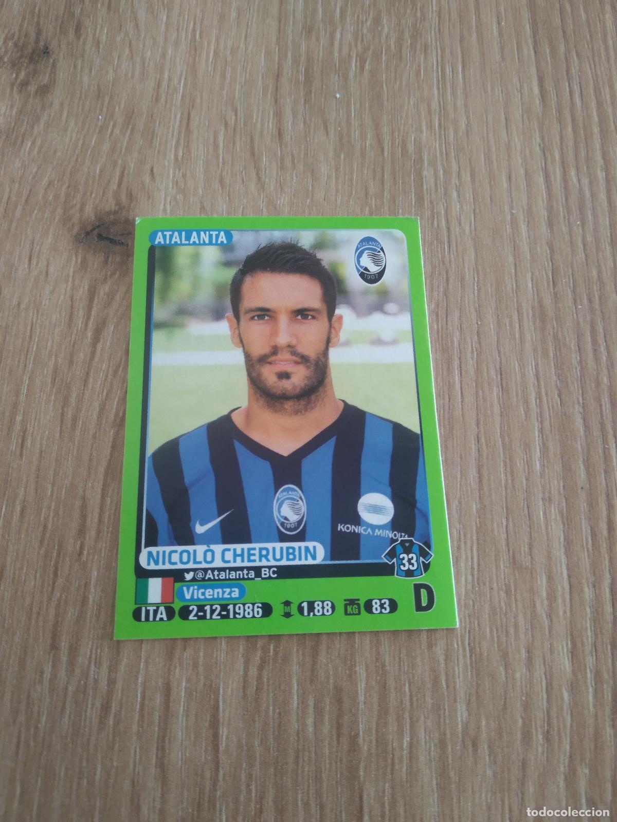 Football Stickers: 13 NICOLO CHERUBIN ATALANTA CROMO FUTBOL PANINI LIGA ITALIA 14-15 CALCIATORI 2014-2015