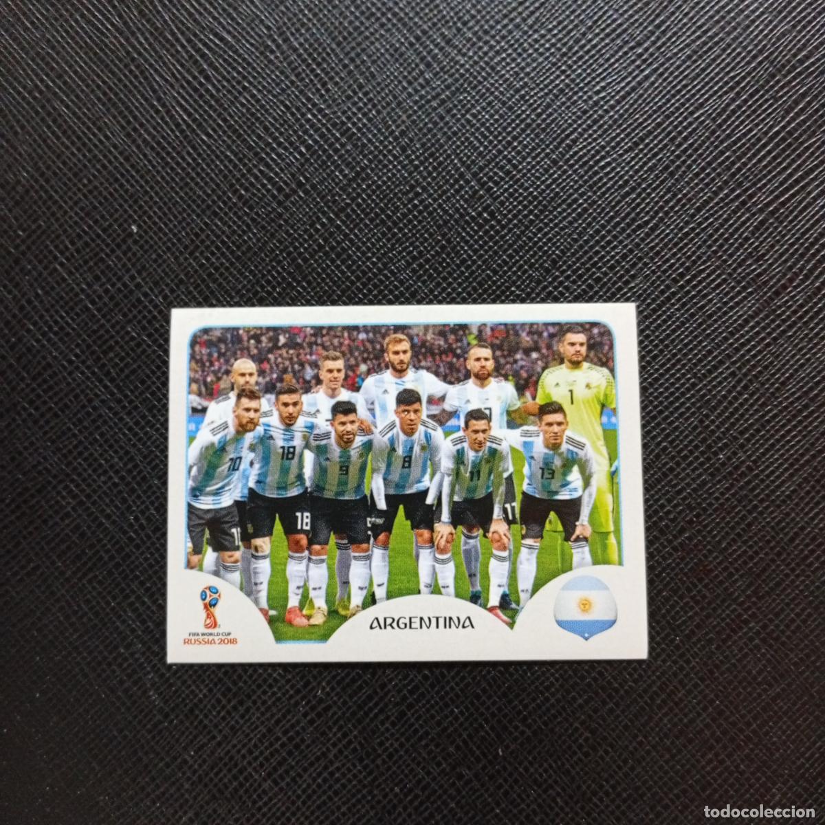 Football Stickers: 273 MESSI ALINEACION ARGENTINA PANINI MUNDIAL RUSIA 2018 CROMO FUTBOL 18 - SIN PEGAR - A26 PG35